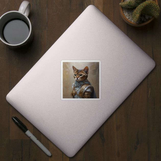 Abyssinian Cat Painting by Enchanted Reverie